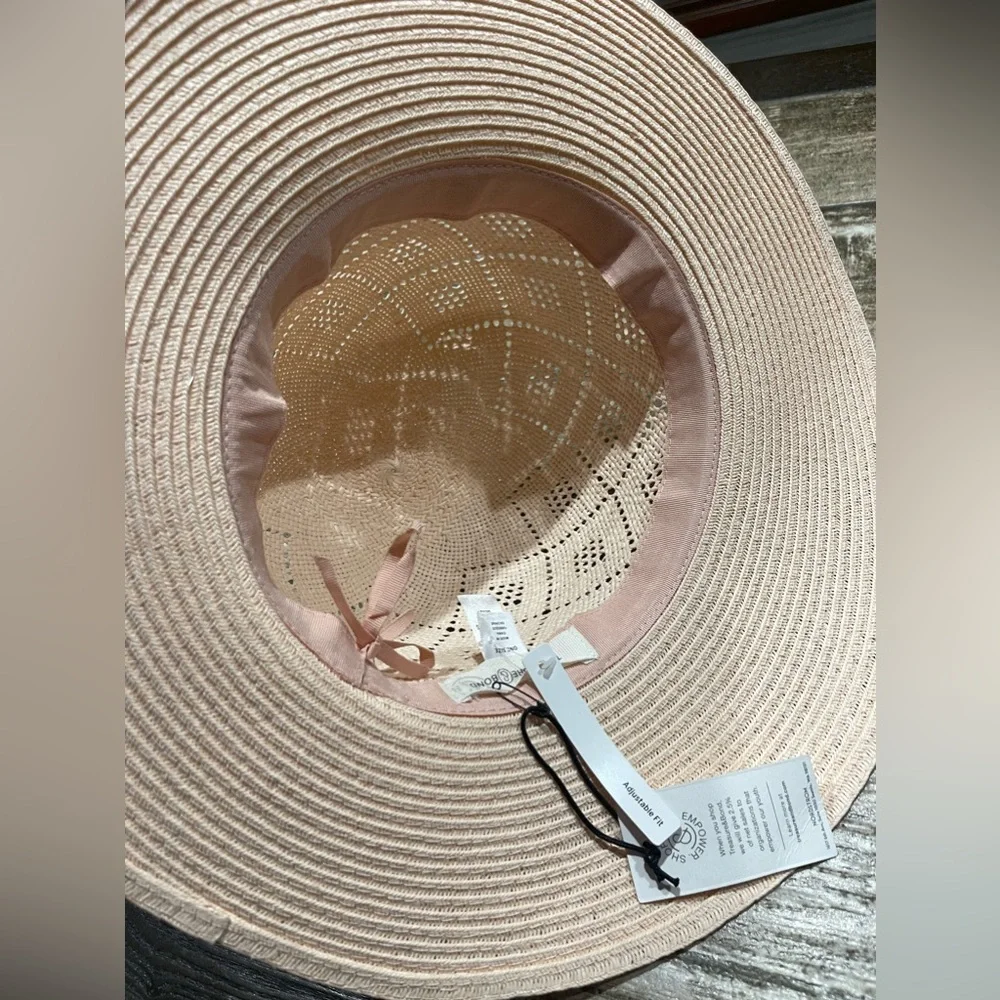✨Treasure & Bond Packable Mix Braid Panama Hat One Size NWT - Picture 4 of 7